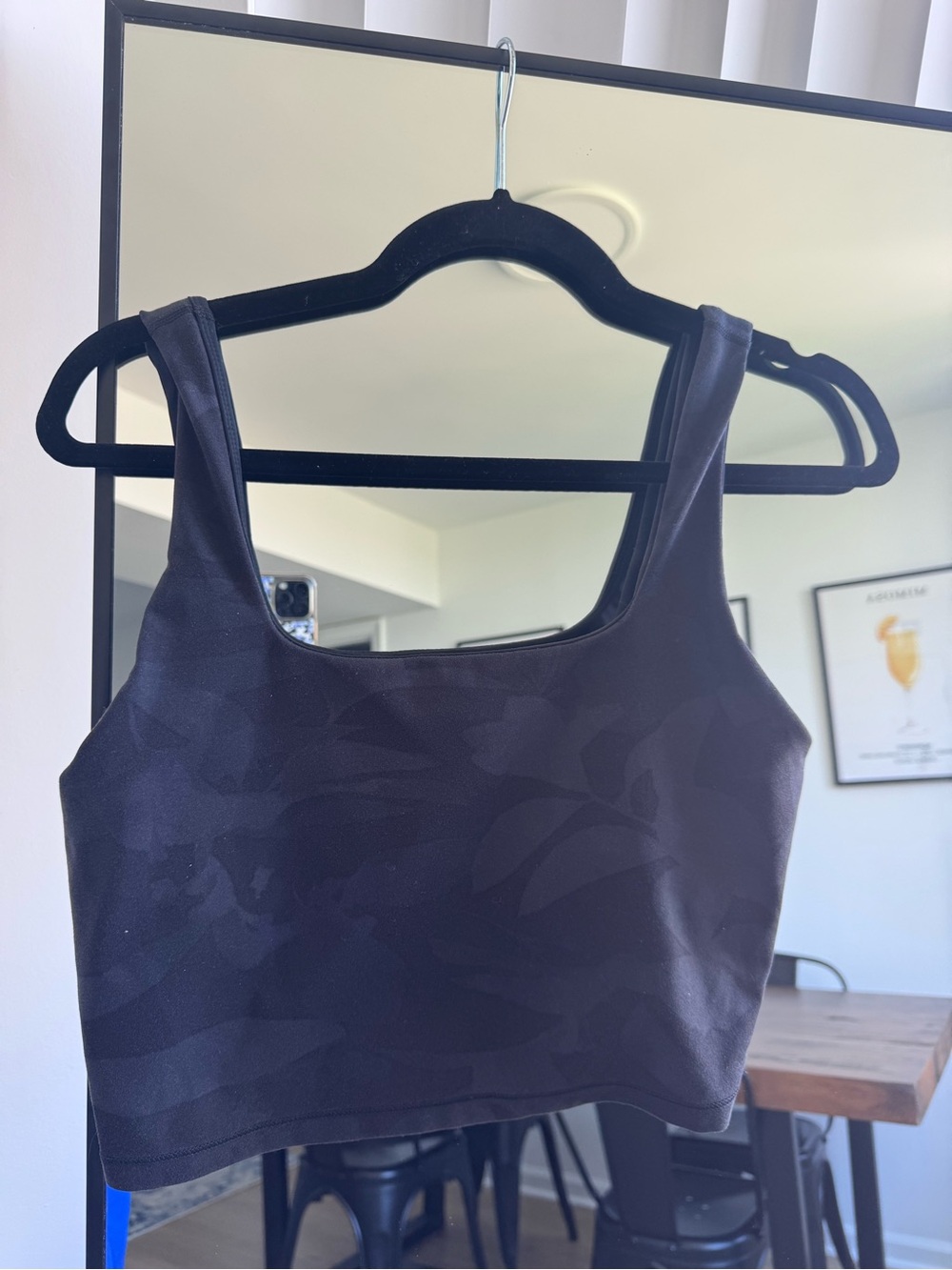 all in motion Black Athletic Crop Tank